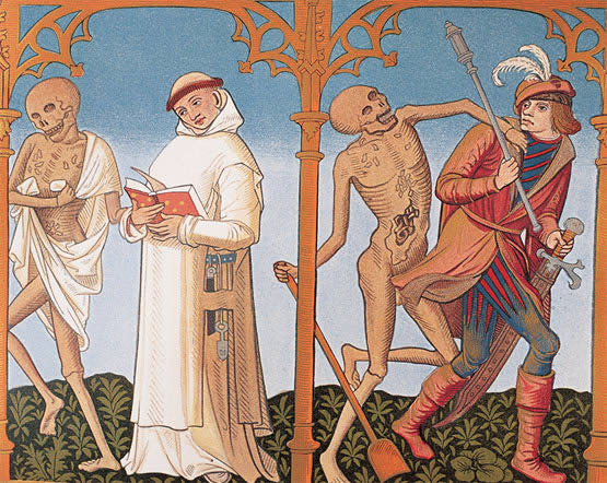 Danza de la muerte medieval